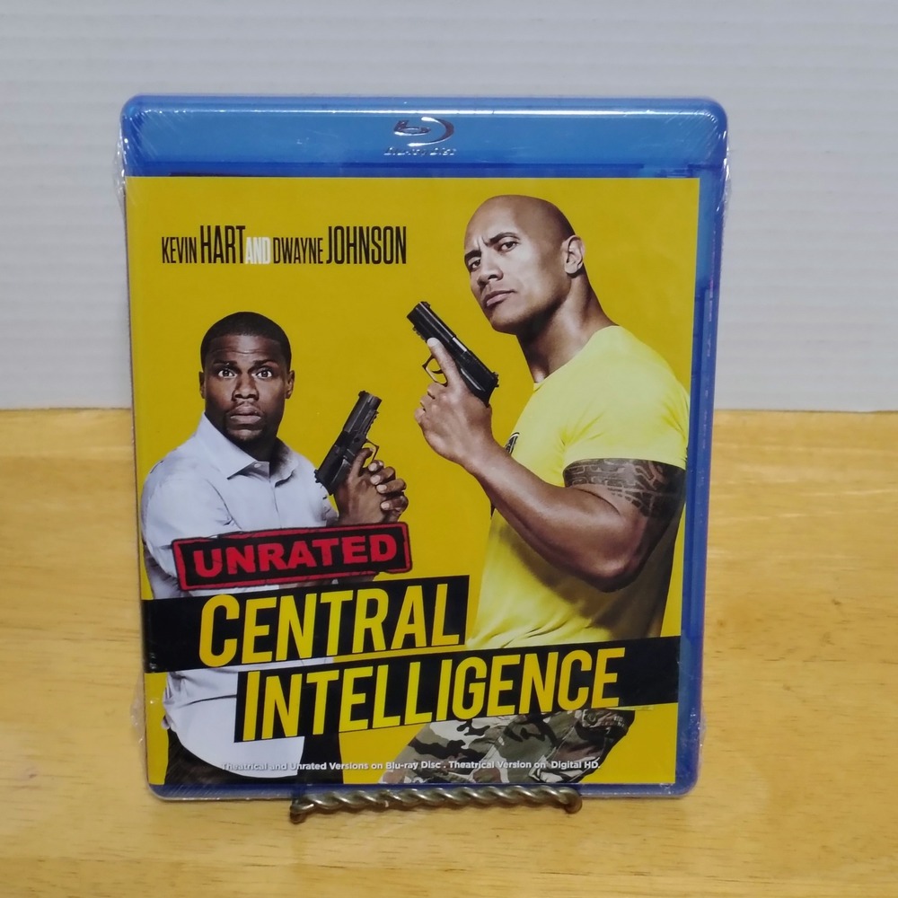 Central Intelligence Unrated Blu Ray Movie Kevin Hart Dwayne Johnson Brand New